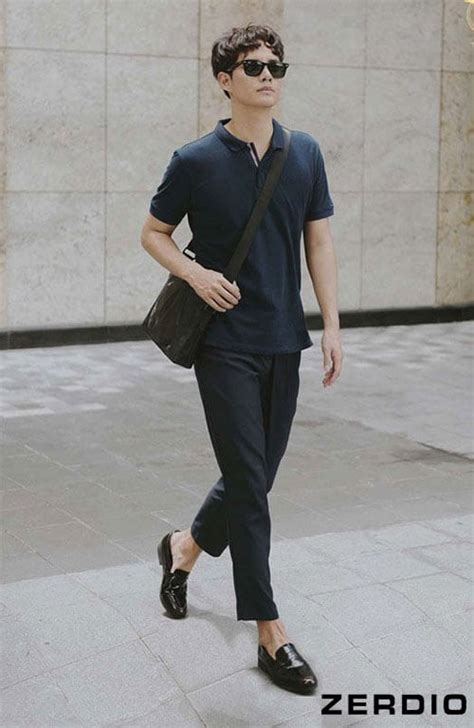 phối đồ với giày loafer nam